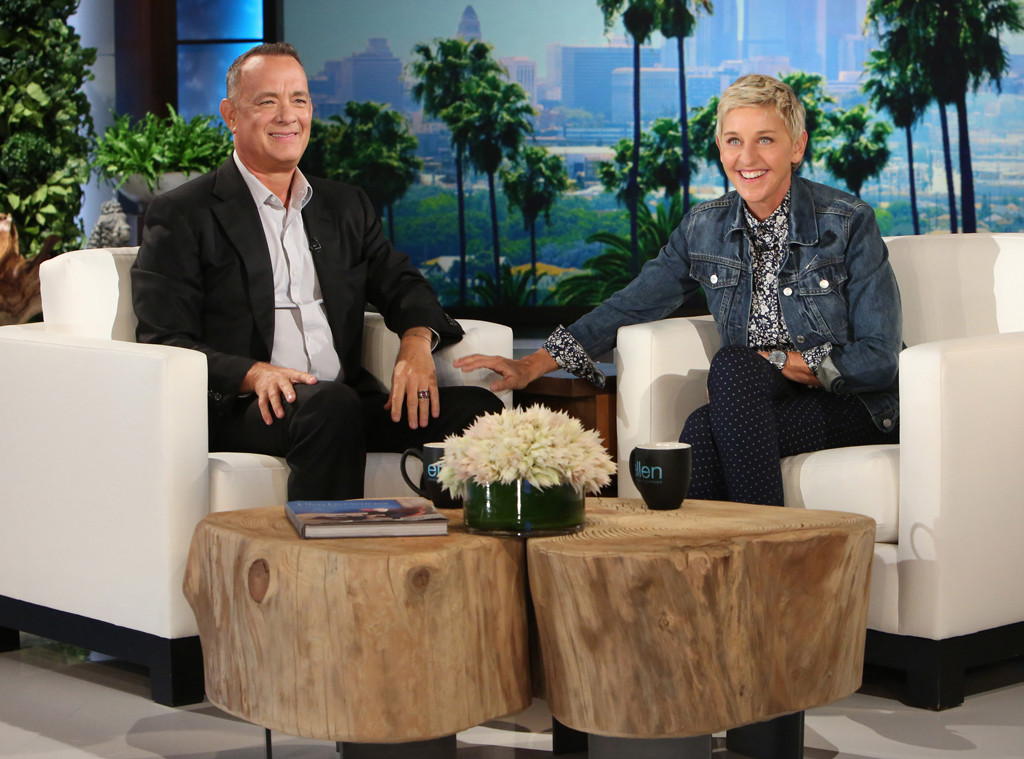 Tom Hanks, Ellen Degeneres Show Tom Hanks, Ellen Degeneres Show